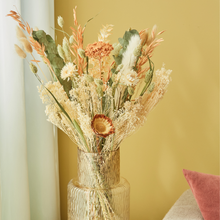 Load image into Gallery viewer, Dried Flowers Autumn Field Bouquet - Apricot
