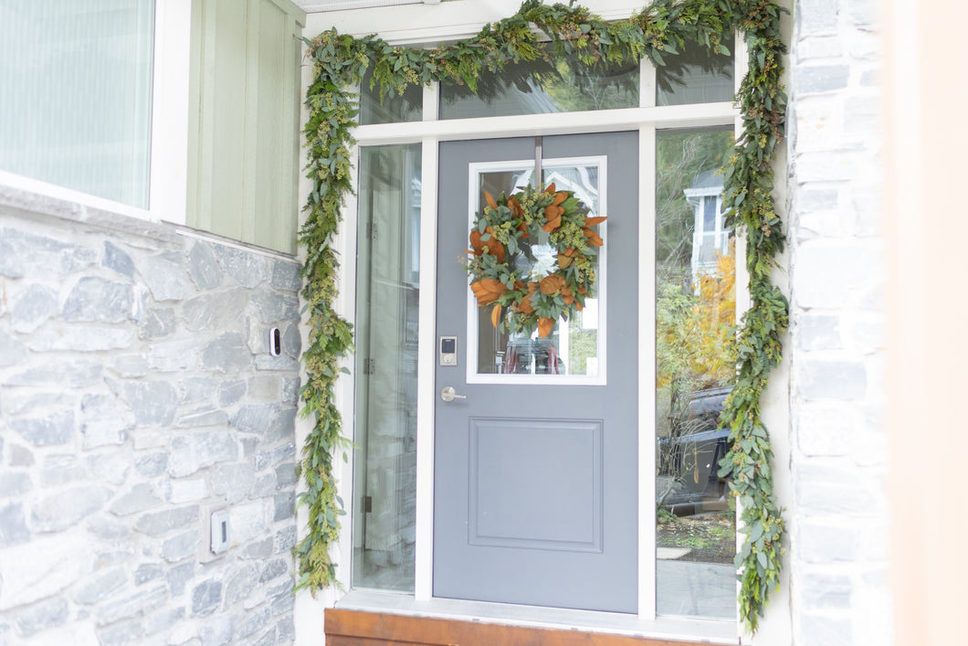 Mixed Winter Greenery Garland