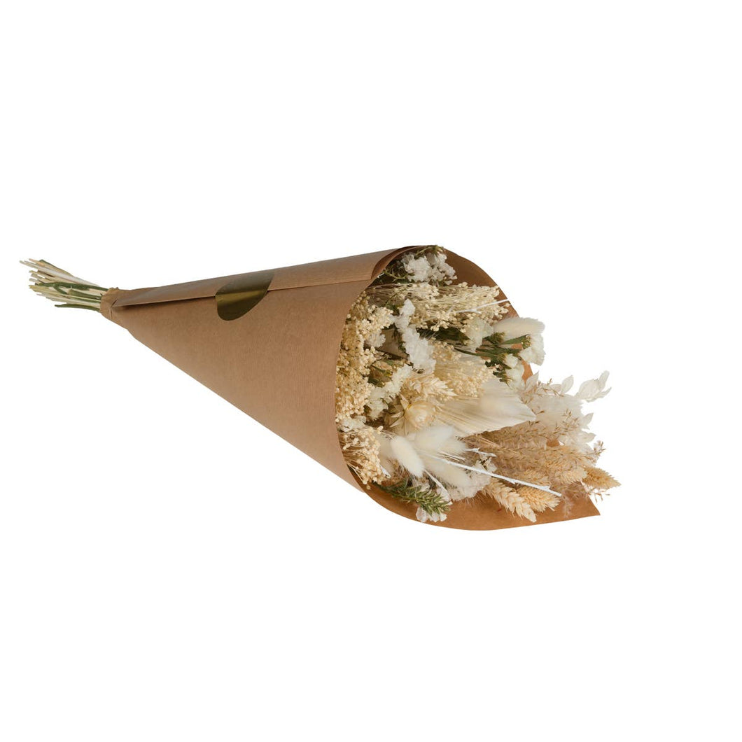 Dried Flowers Field Bouquet Exclusive - White