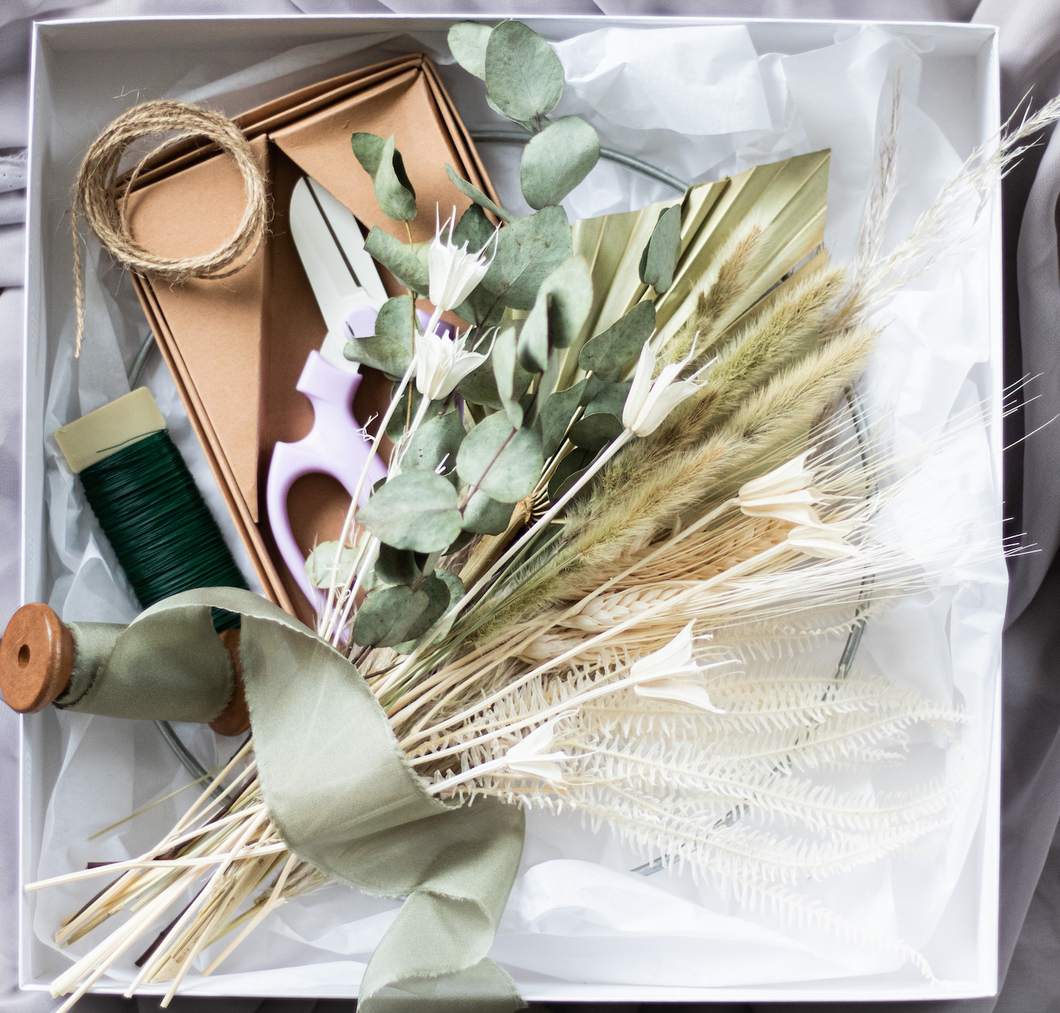 DIY Dry Floral Wreath Kit